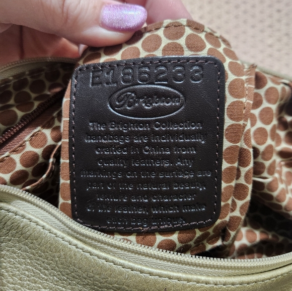 Brighton Barbados Ziptop Hobo Shoulder Bag - Picture 4 of 8